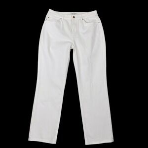 Kate Spade Jeans Women 31 (ACTUAL 30x28.5) White Straight Leg Denim